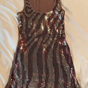 Y2K Charlotte Russe sequin tank top size medium